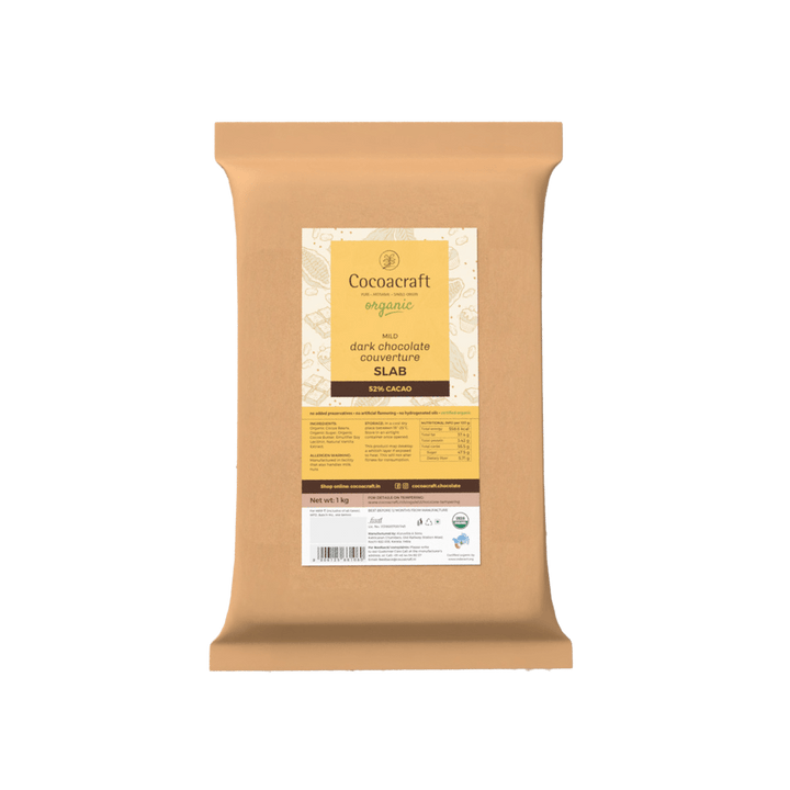 52% Cocoa Dark Chocolate Couverture | Organic - Cocoacraft