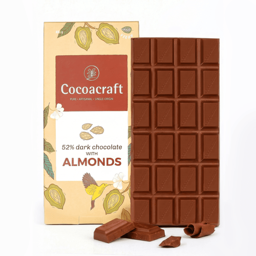 52% Dark Chocolate with Roasted Almonds | 80g