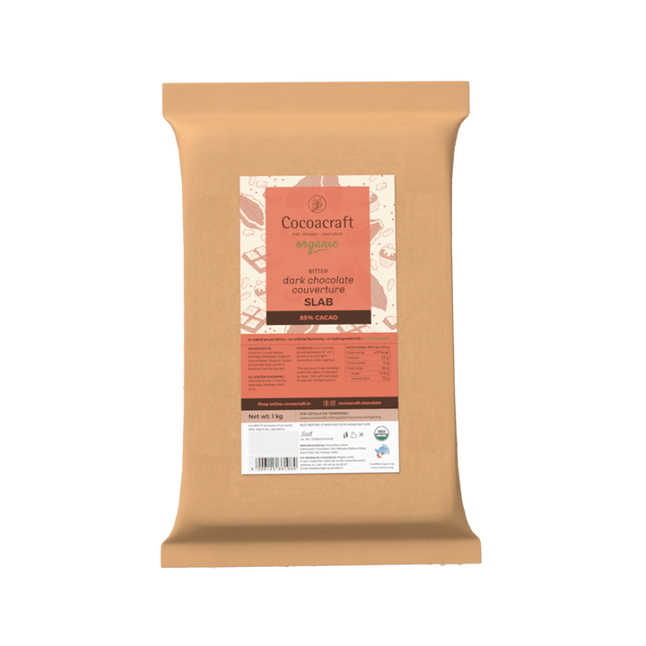 85% Cocoa Bitter Dark Chocolate Couverture | Organic - Cocoacraft