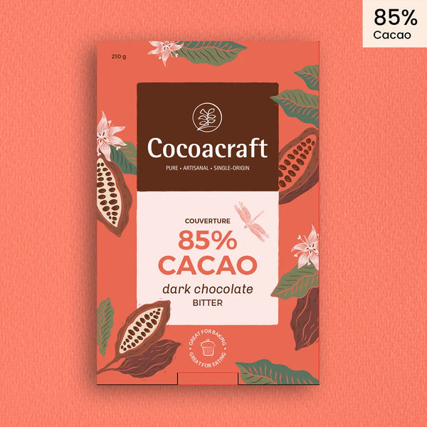 85% Cocoa Bitter Dark Chocolate Couverture