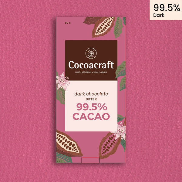 99.5% Cocoa Extra Bitter Dark Chocolate Couverture | 80g