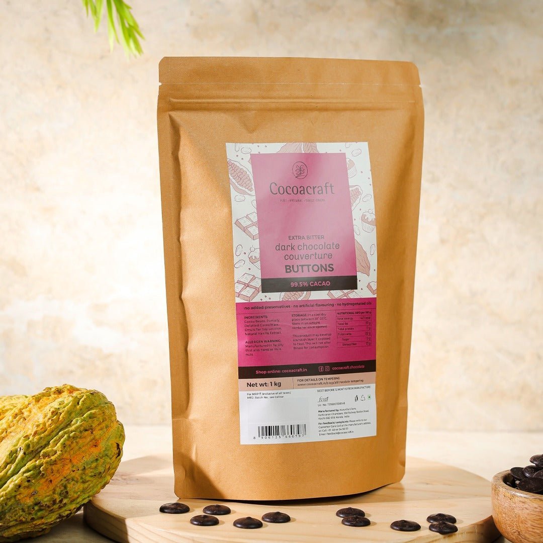 99.5% Cocoa Extra Bitter Dark Chocolate | Couverture – Cocoacraft