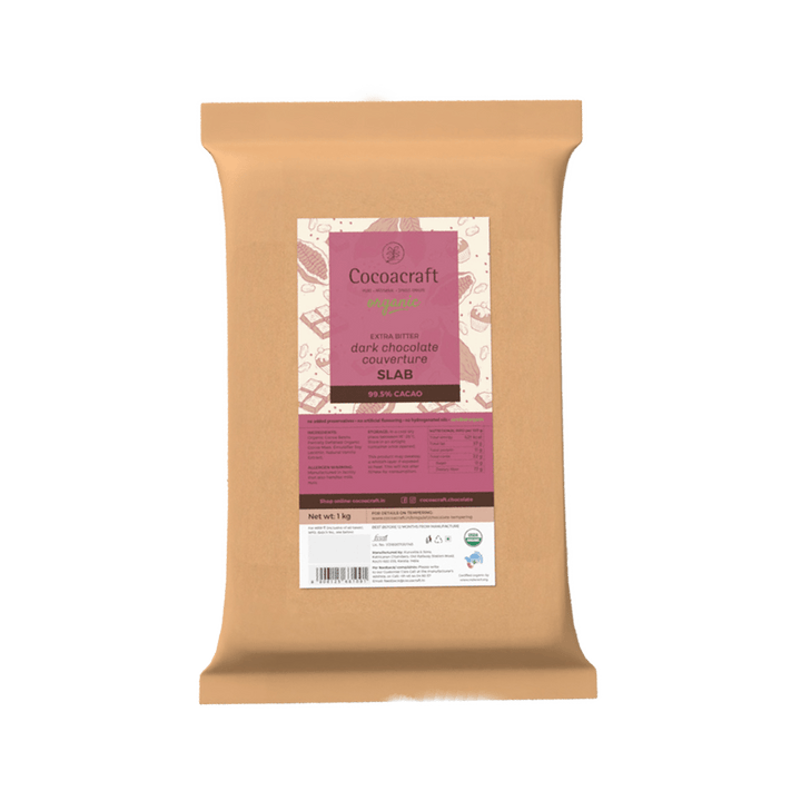 99.5% Cocoa Extra Bitter Dark Chocolate | Couverture | Organic - Cocoacraft