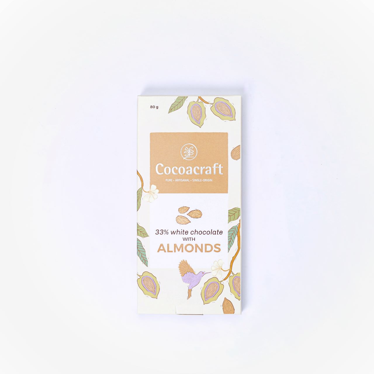 33% White Chocolate with Almonds | 80g ( Shelf Life 5 months only)