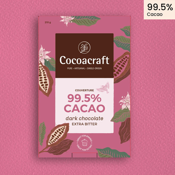 99.5% Cocoa Extra Bitter Dark Chocolate | Couverture