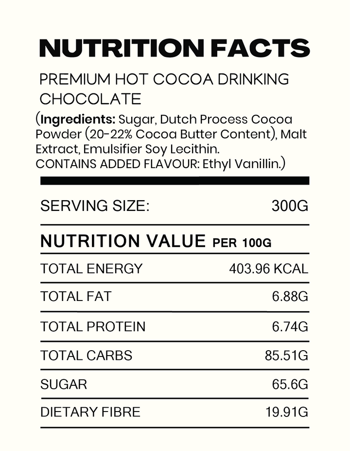 Premium Hot Cocoa Drinking Chocolate - Cocoacraft