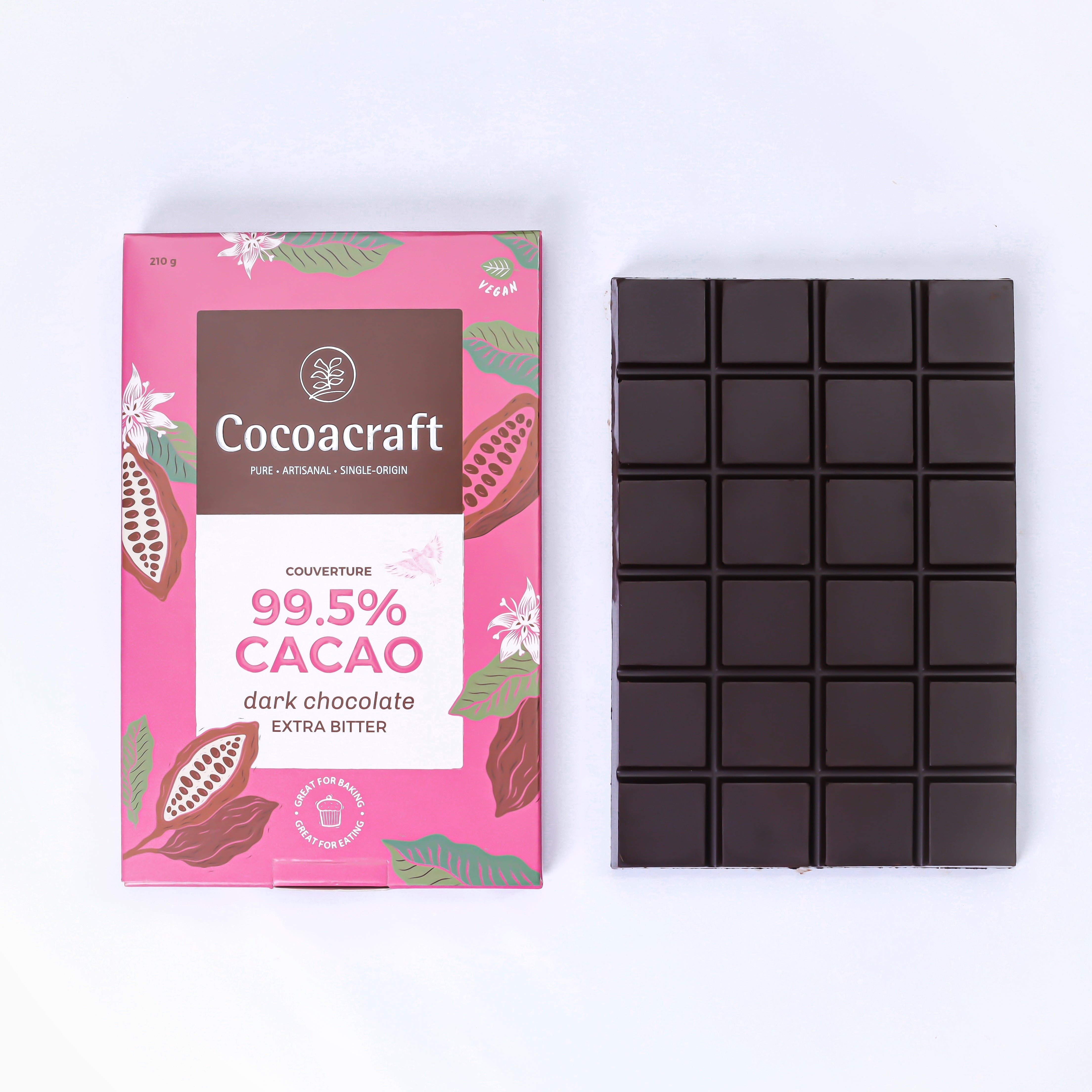 99.5% Dark Chocolate | Couverture | 210g