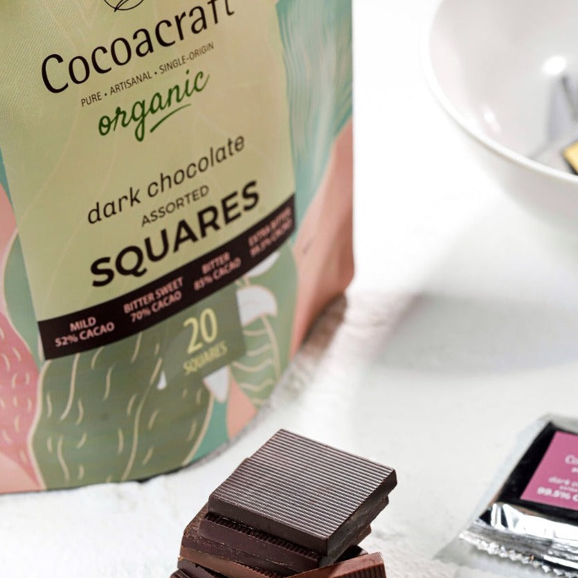 ORGANIC Assorted Dark Chocolates | Squares