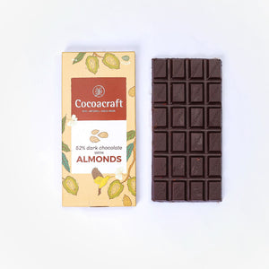 52% Dark Chocolate with Almonds | 80g